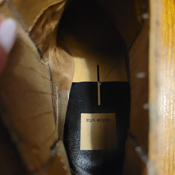 Dolce Vita Stacie Saddle Suede Booties - Picture 6 of 6